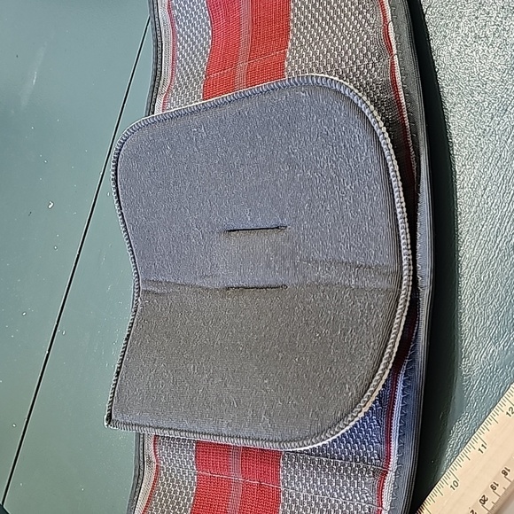 Back brace. Size M-L. Gray and red. By Ortonyx. KB 724. - Picture 5 of 8